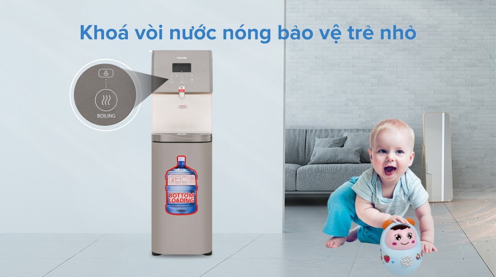 Cây nước nóng lạnh Toshiba  650W RWF-W1830UVBV(T)