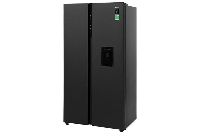 Tủ lạnh Aqua Inverter 550 lít Side By Side AQR-S612XA(WCB)