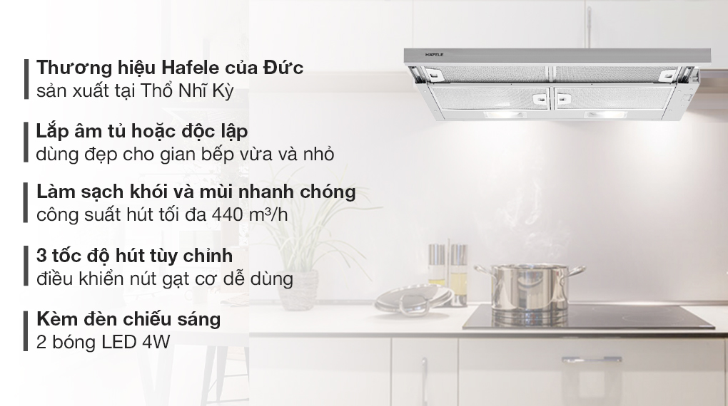 Máy hút mùi âm tủ Hafele HH-S70A (533.89.031)