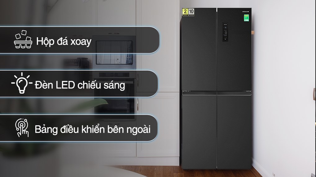 Tủ lạnh Hitachi Inverter 466 lít Multi Door HR4N7522DSDXVN