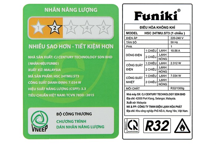Máy lạnh Funiki 2.5 HP HSC24TMU.ST3