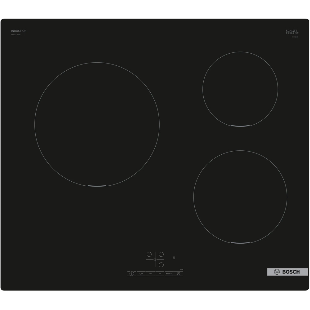 Bếp từ Bosch PUC631BB5E Seri 4-3 vùng nấu