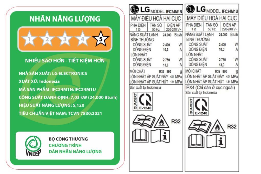 Máy lạnh LG Inverter 2.5 HP IFC24M1