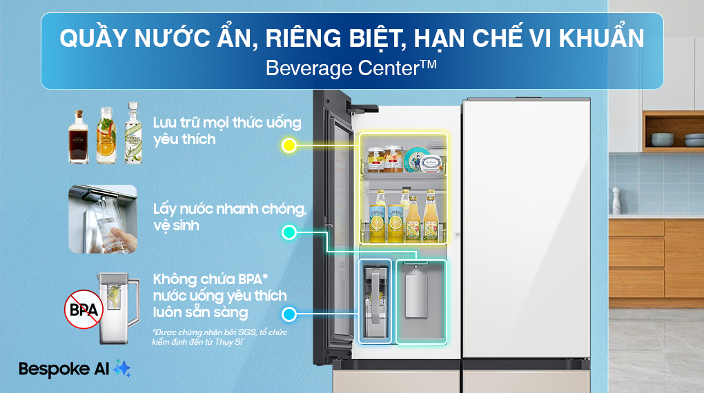 Tủ lạnh Samsung Inverter 648 lít RF59CB66F8S/SV