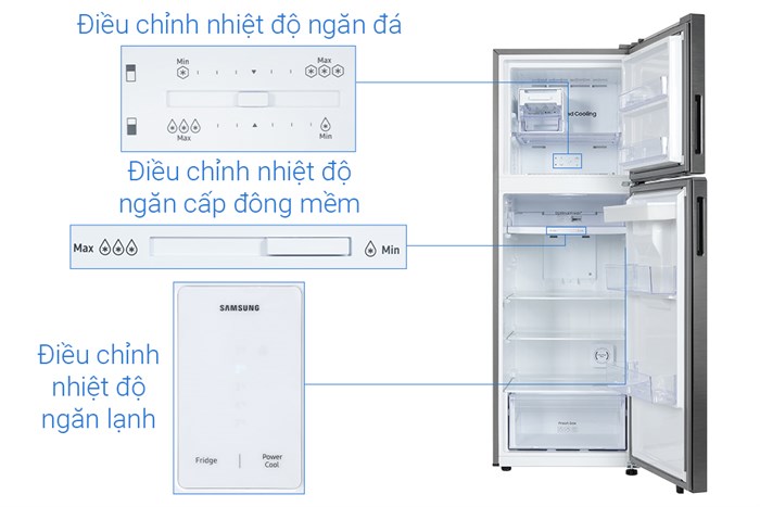 Tủ lạnh Samsung Inverter 345 lít RT35CG5544B1SV