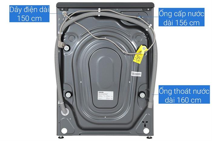 Máy giặt sấy Toshiba Inverter giặt 13 kg - sấy 8 kg TWD-T25BZP140MWV(MG)