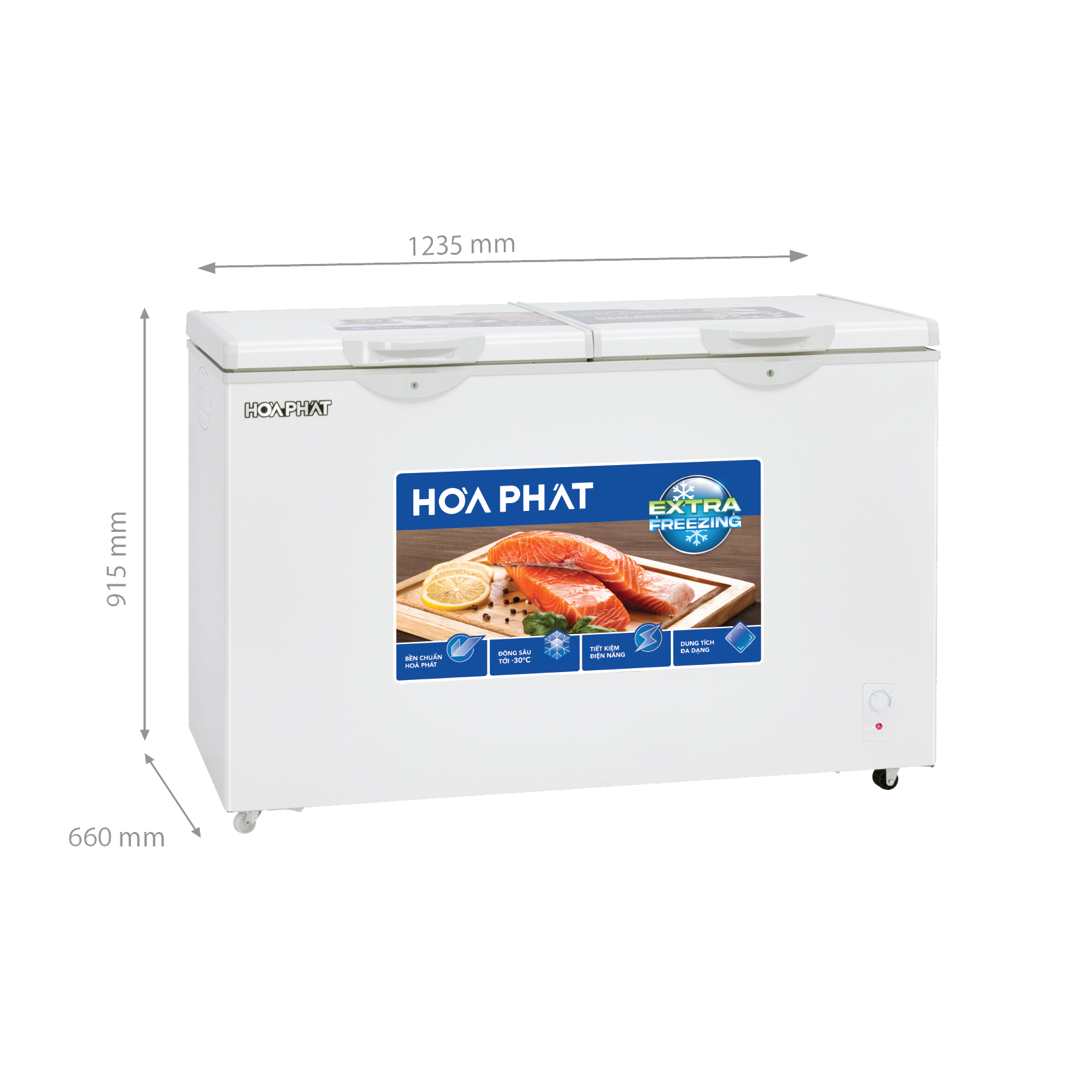 Tủ đông Hòa Phát 330 lít HPF BD6330
