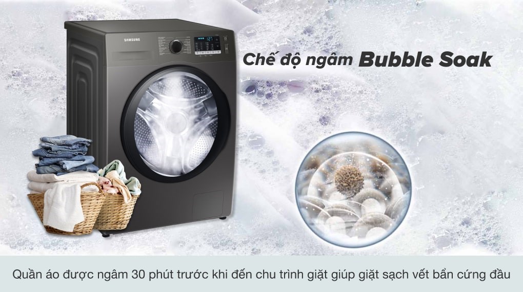 Máy giặt Samsung Inverter 9.5 kg WW95TA046AX/SV