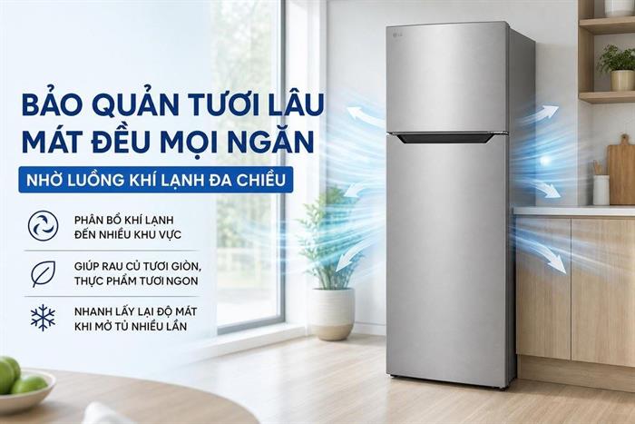 Tủ lạnh LG Inverter 292 lít T30SV