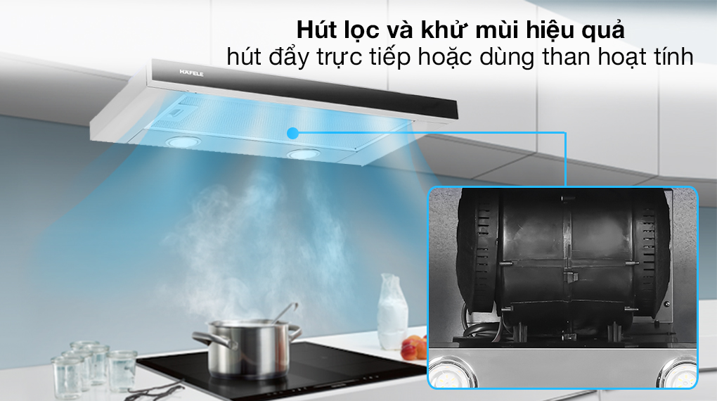 Máy hút mùi âm tủ Hafele HH-TG60E (539.81.073)
