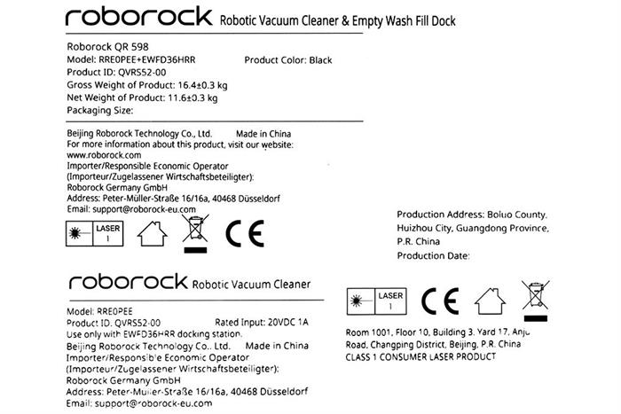 Robot hút bụi lau nhà Roborock QR 798