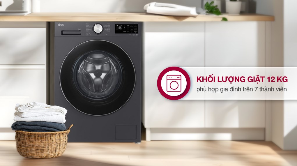 Máy giặt LG AI DD Inverter 12 kg FX1412N5G