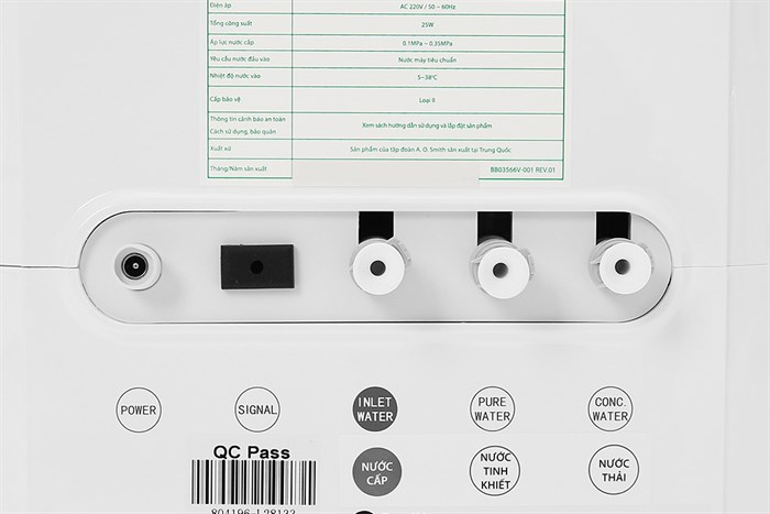 Máy lọc nước RO Aosmith E3 5 lõi