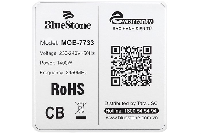 Lò vi sóng BlueStone 25 lít MOB-7733