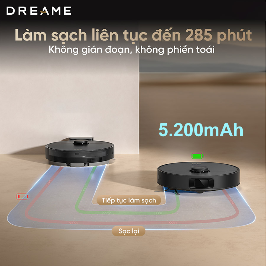 Robot hút bụi lau nhà Dreame D20