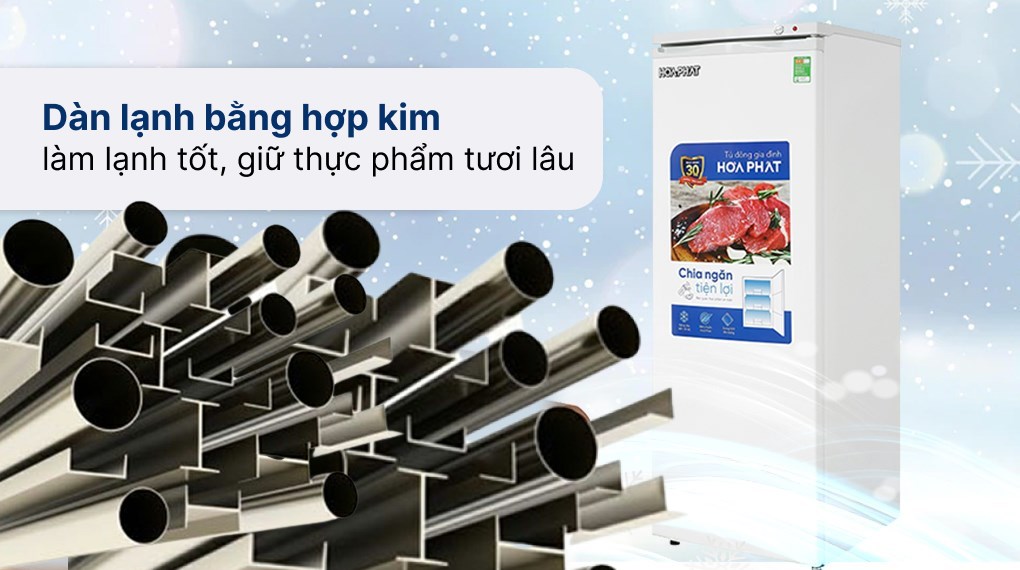 Tủ đông đứng Hòa Phát 208 Lít HPF UAH6208