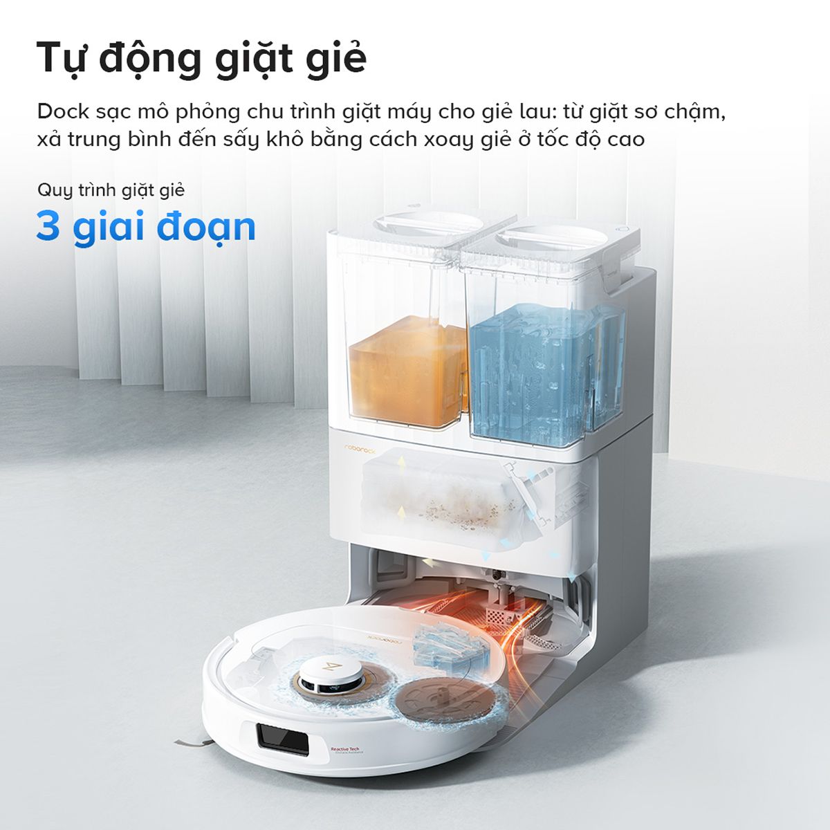 Robot hút bụi lau nhà Roborock Qrevo 5AE