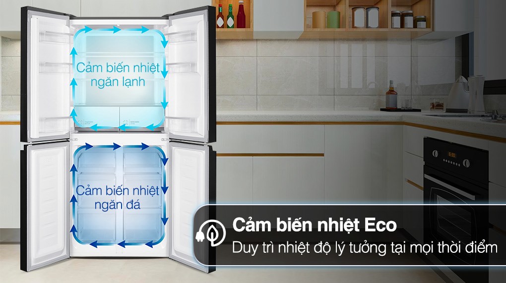 Tủ lạnh Hitachi Inverter 466 lít Multi Door HR4N7522DSDXVN