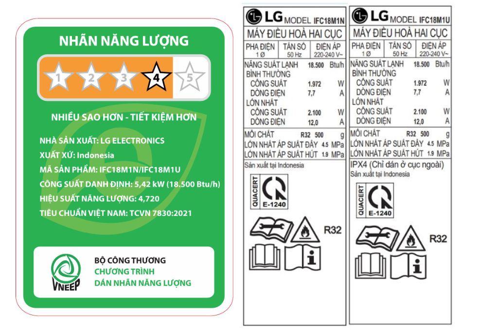 Máy lạnh LG Inverter 2 HP IFC18M1
