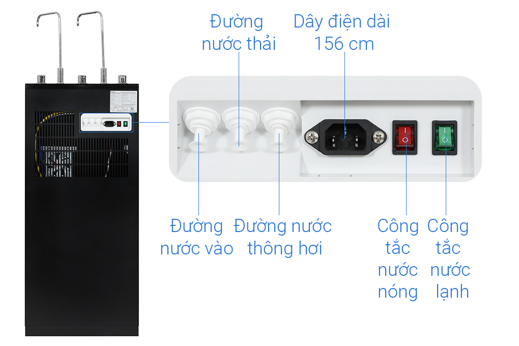 Máy lọc nước nóng nguội lạnh Kangaroo KG10A12