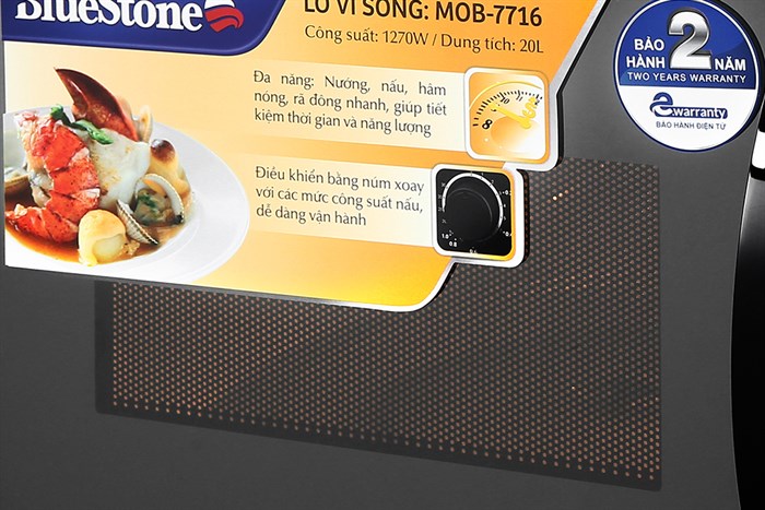 Lò vi sóng có nướng BlueStone 20 lít MOB-7716
