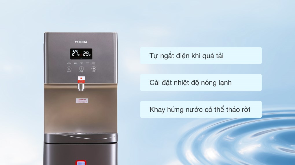 Cây nước nóng lạnh Toshiba  650W RWF-W1830UVBV(T)