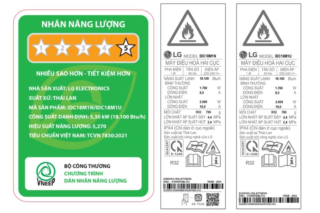 Máy lạnh LG Inverter 2 HP IDC18M1