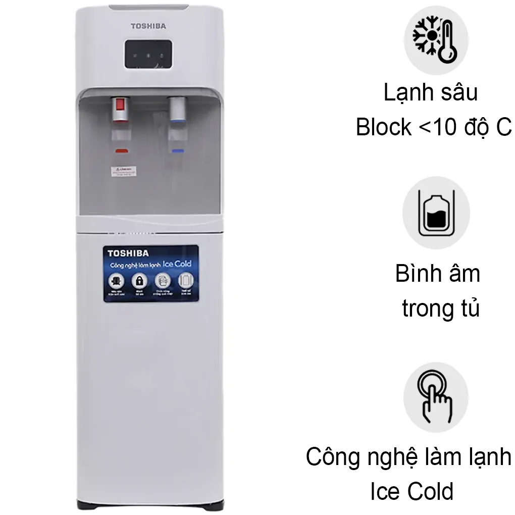Cây nước 2 vòi Toshiba bình hút RWF-W1669BV(W1)