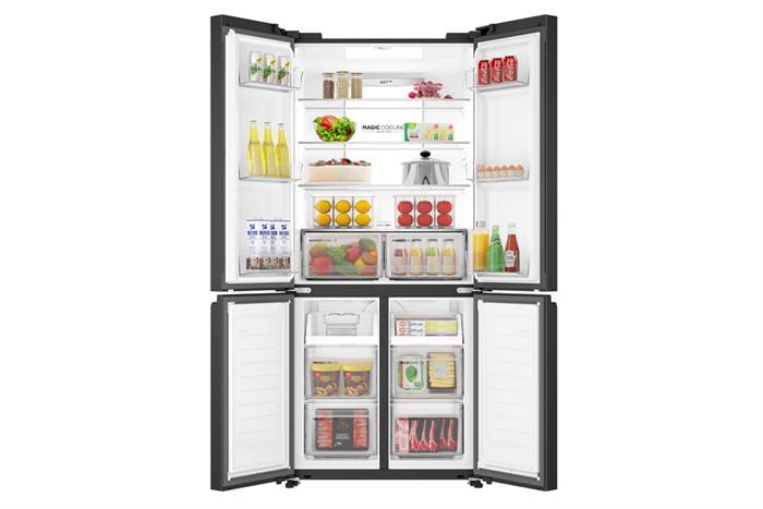 Tủ lạnh Aqua Inverter 529 lít Multi Door AQR-M600XA(GB)