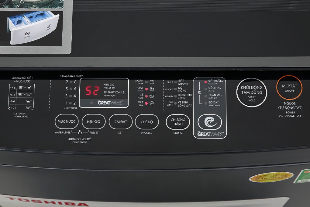 Máy giặt Toshiba 9Kg AW-M1000FV(MK)