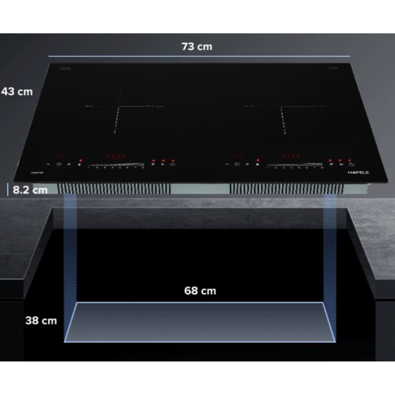 Bếp từ đôi âm Hafele HC-I2732A (536.61.726) 4400W