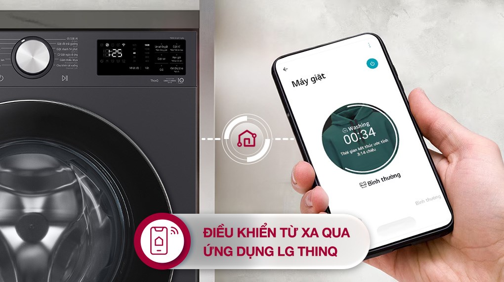 Máy giặt LG AI DD Inverter 12 kg FX1412N5G