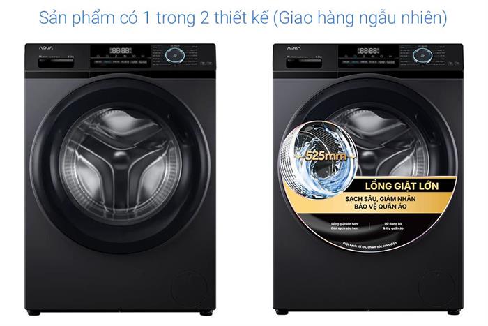 Máy giặt Aqua Inverter 8.5 kg AQD-A852J.BK