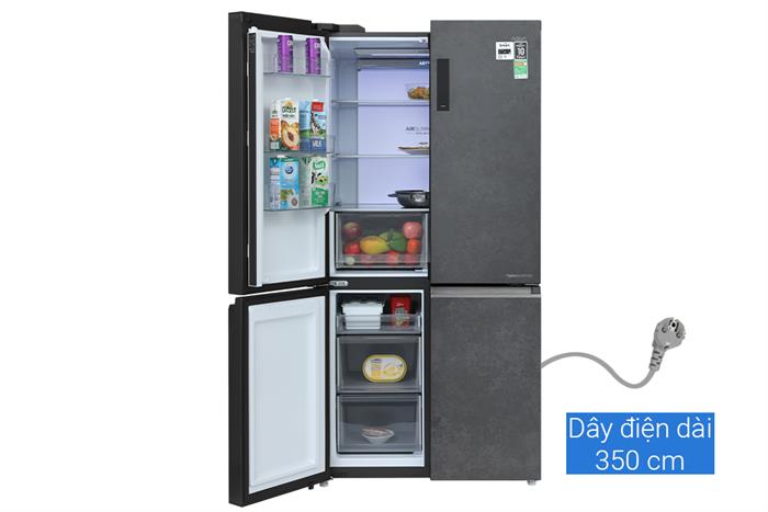 Tủ lạnh Aqua Inverter 660 lít Multi Door AQR-M727XA