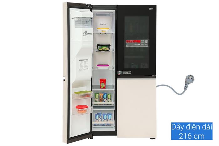 Tủ lạnh LG Inverter 635 lít Side By Side InstaView Door-in-Door GR-X257BG