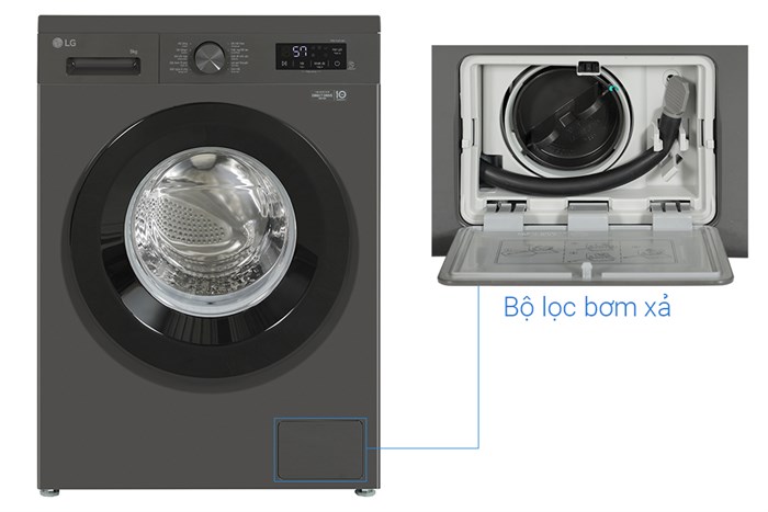 Máy giặt LG Inverter 9 kg FB1209S6M