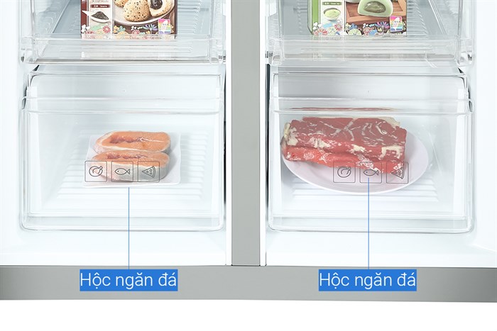 Tủ lạnh Samsung Inverter 488 lít Multi Door RF48A4010B4/SV