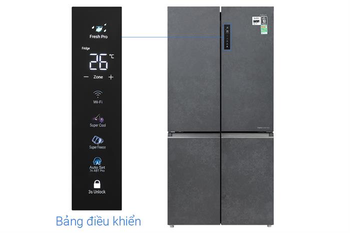 Tủ lạnh Aqua Inverter 660 lít Multi Door AQR-M727XA