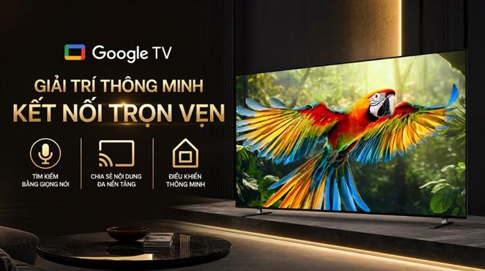 Google Tivi True RGB Sony AI 4K 98 inch K-98XR70M2