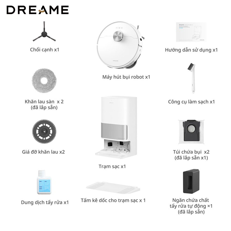 Robot hút bụi lau nhà Dreame L10s Ultra Gen 2