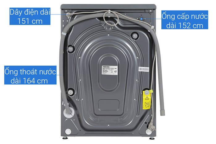 Máy giặt Toshiba Inverter 10.5 kg TW-T25BZU115MWV