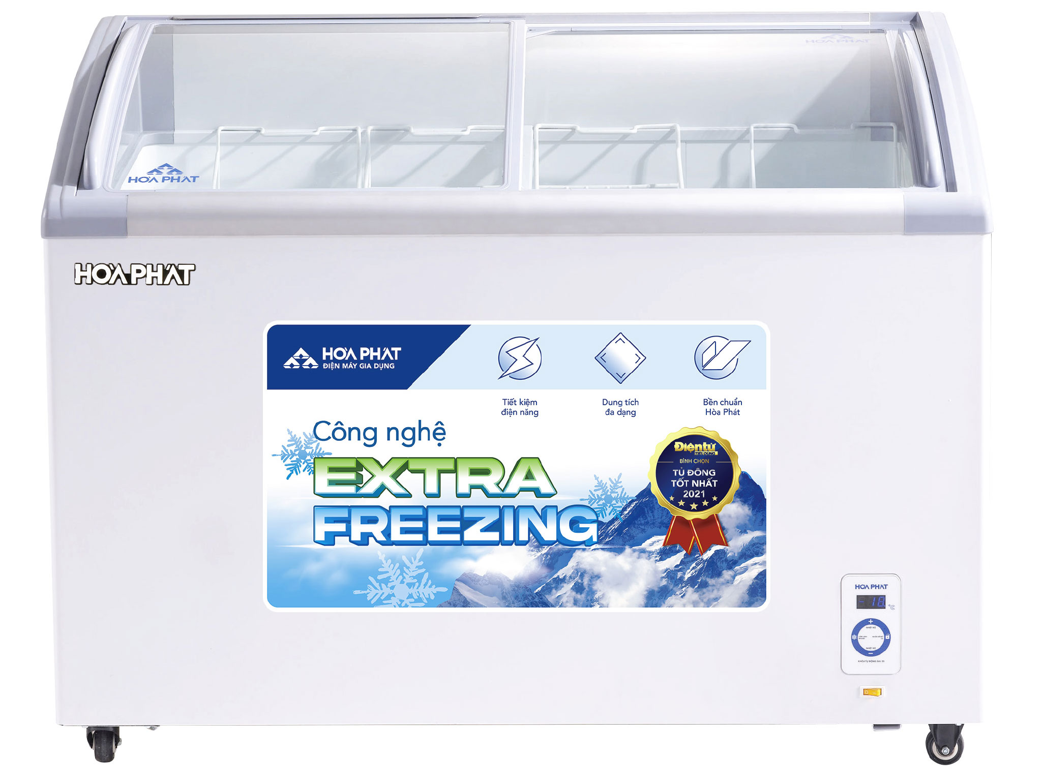 Tủ đông Hòa Phát 1 ngăn 2 cánh HSF AD6280.C1 280 lít
