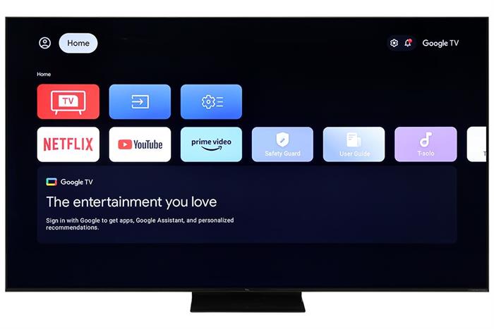 Google Tivi QD-Mini LED TCL AI 4K 75 inch 75C7K