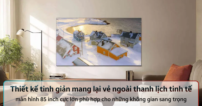 Google Tivi TCL QD-Mini LED 4K 85 Inch 85P8LS