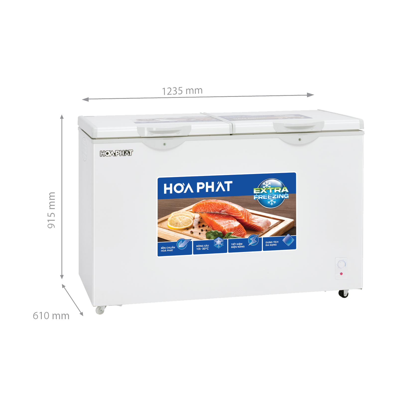 Tủ đông mát Hòa Phát HPF BD6295 295 lít