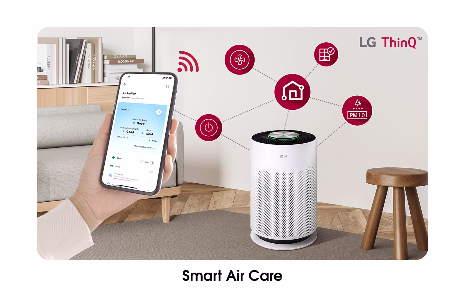 Máy lọc không khí LG Puricare 360 Hit AS60GHWGO.ABAE