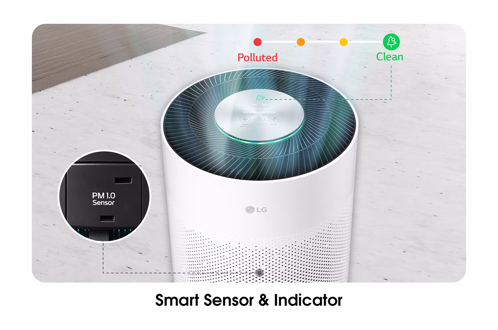 Máy lọc không khí LG Puricare 360 Hit AS60GHWGO.ABAE