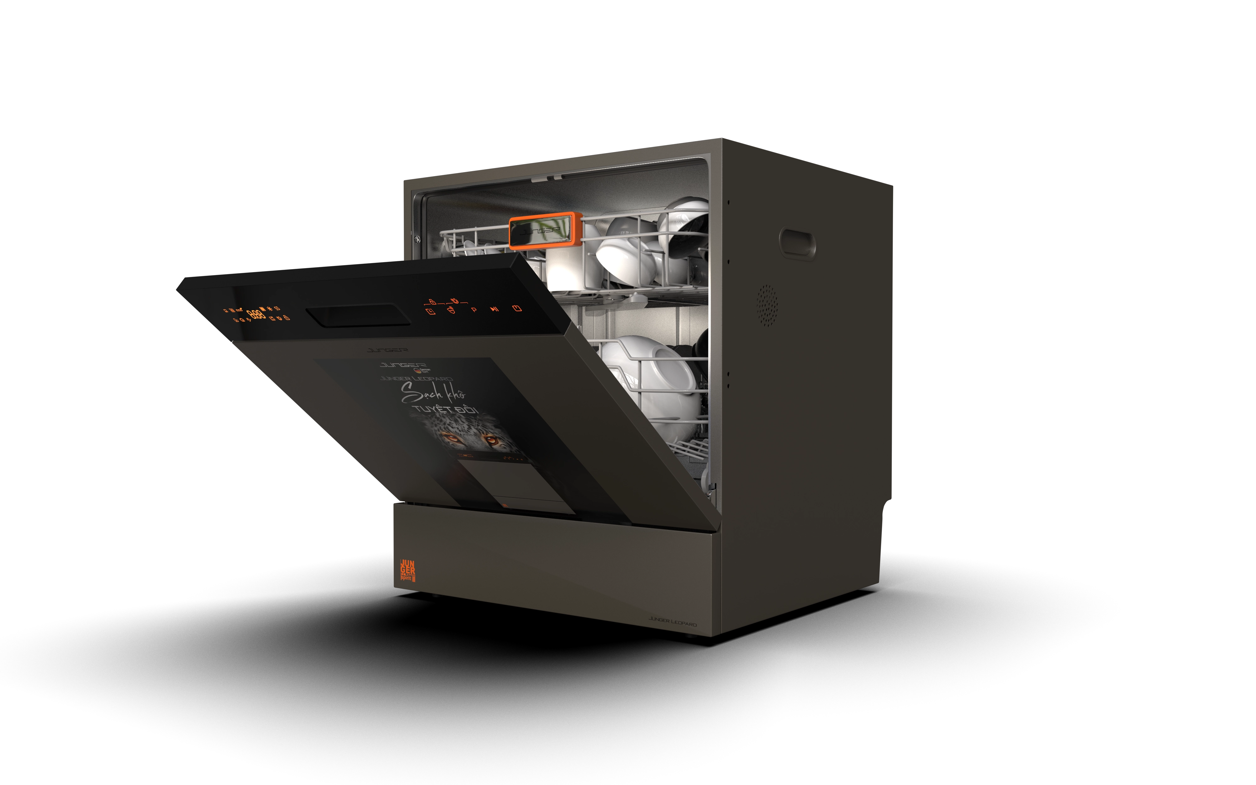 Máy rửa chén Junger 12 - 13 bộ LEOPARD-DWJ-133-MS