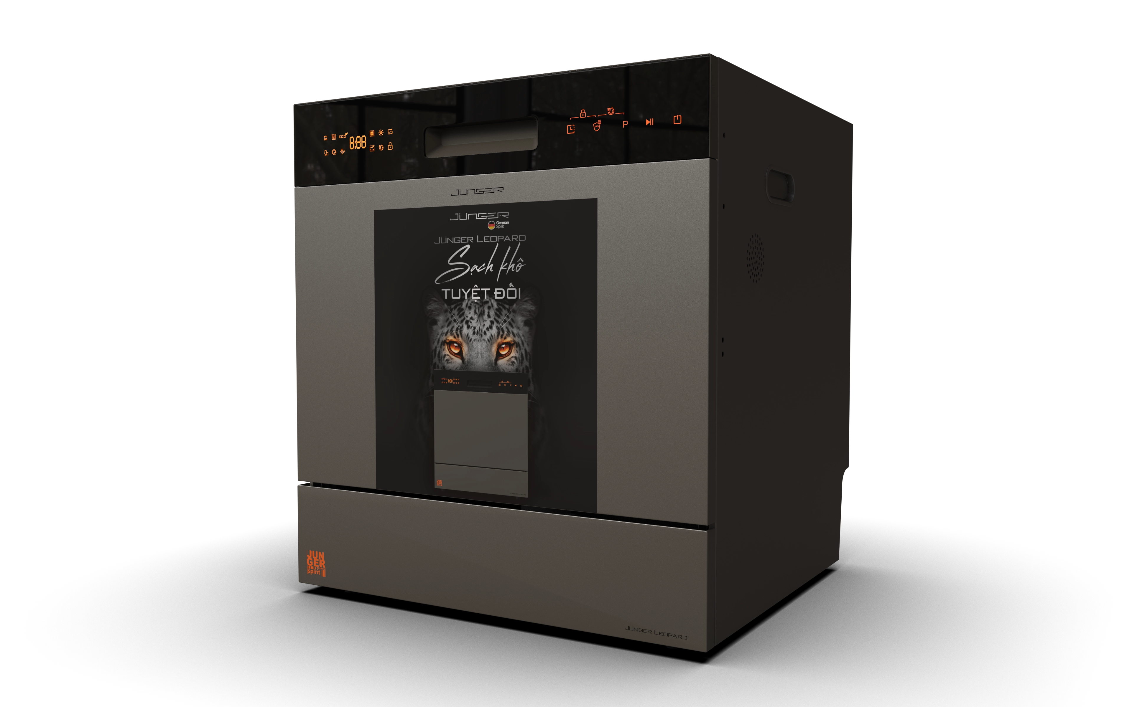 Máy rửa chén Junger 12 - 13 bộ LEOPARD-DWJ-133-MS