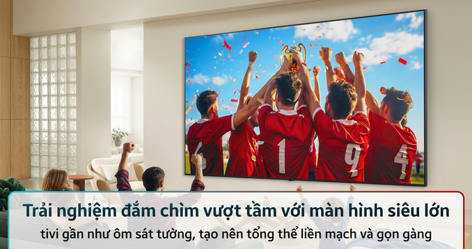 Smart Tivi LG QNED evo AI 4K 100 inch 100QNED86BS